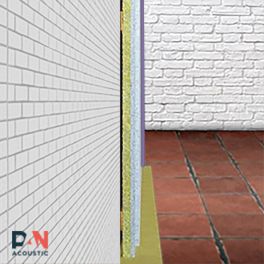 Panacoustic Зіпс-Стронг SPS 55. Звукоізоляційне безкаркасне облицювання Panacoustic Зіпс-Стронг SPS 55. Звукоізоляційне безкаркасне облицювання